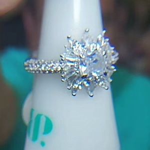 Bomb Party Diamond ring size 7